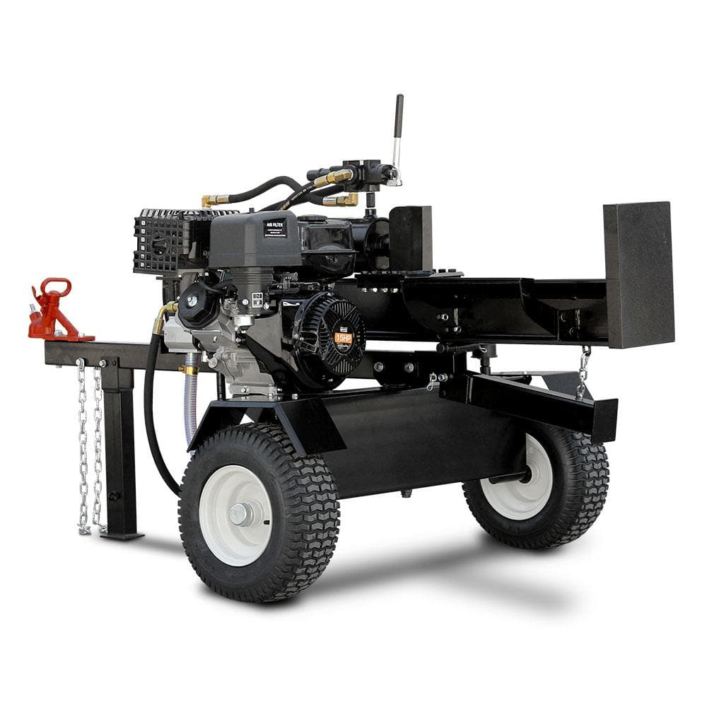Log splitter rear angle